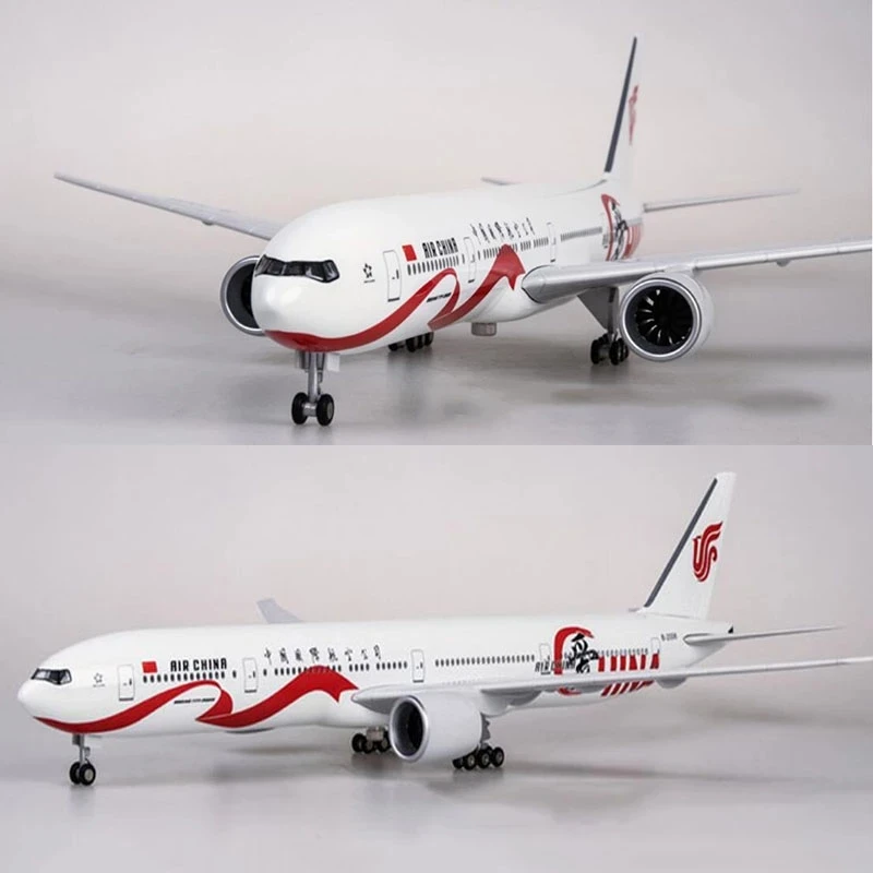 Игрушка в масштабе 1:157 B777 Самолет Air China Airlines Модель 47 см со светом и колесом, литая под давлением смола, коллекция самолетов, демонстрационные игрушки (art.: 3920ccfa7fecf) - 3920ccfa7fecf