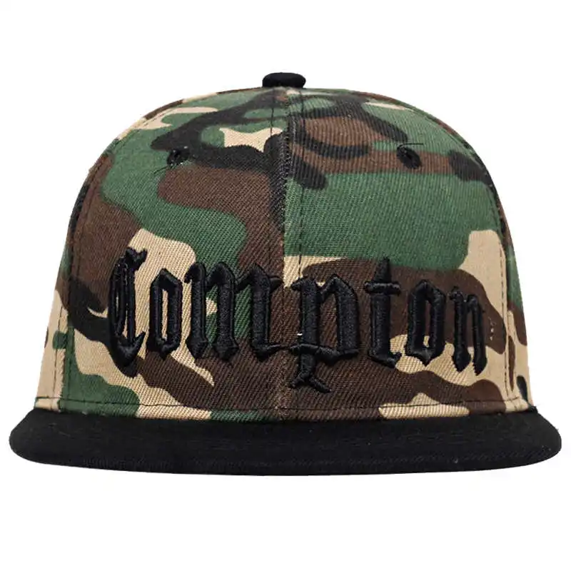 2022 New COMPTON Embroidery Baseball Cap Hip Hop Snapback Caps Flat Fashion Sport Hat for Unisex Adjustable Dad Hats images - 6