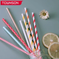 25pcs paper disposable beverage drinking straws birthday wedding party decor supplies creative party eco friendly paper straws