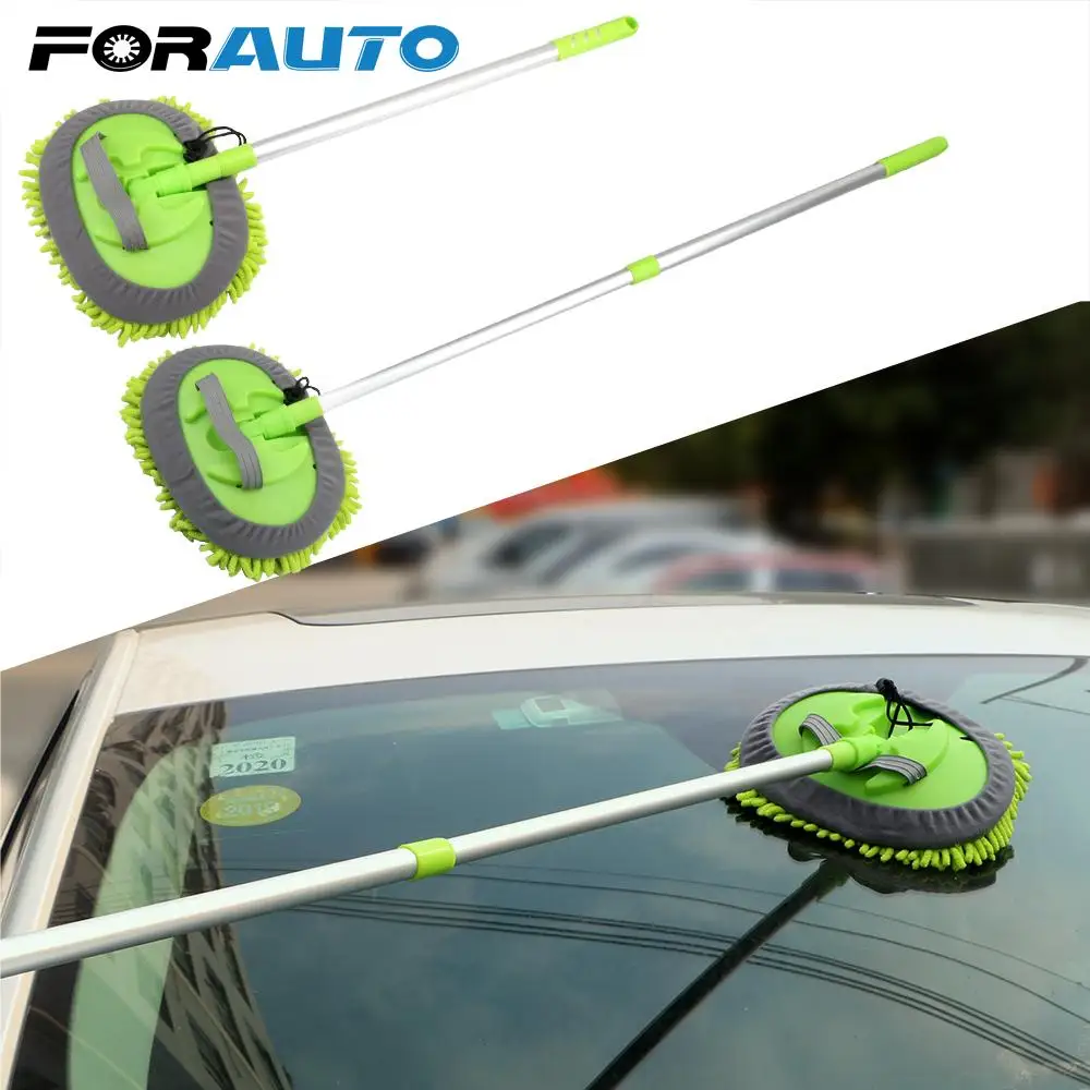 

Car Washing Mop Auto Care Detailing Car Cleaning Home Cleaning Soft Window Wash Tool Dust Wax Mop Adjustable Car Accessories