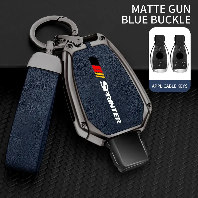 

Автомобильный чехол из ТПУ и цинкового сплава для ключей Mercedes Benz Sprinter с логотипом автомобильный брелок для ключей металлический корпус для ключей аксессуары для украшения интерьера