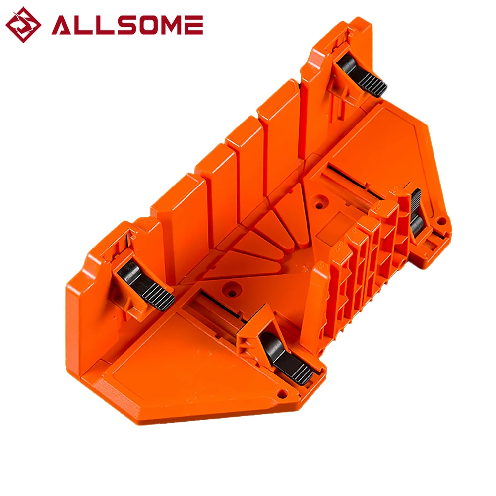 ALLSOME 22.5° 45° 90° Woodworking Mitre Saw Cabinet High Strength ABS Engineering Plastic for Angle Saw Miter Saw Miter Slot Box