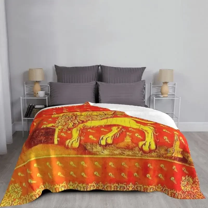 Венецианский флаг 3D одеяла с принтом удобное мягкое фланелевое одеяло для дивана