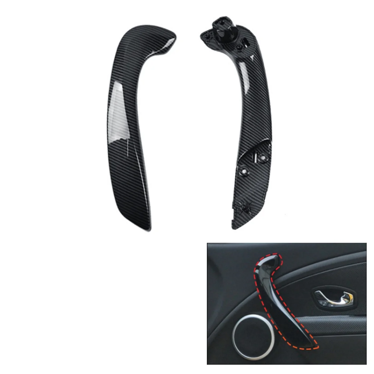 Ручка правой передней внутренней двери автомобиля в сборе 809540001 Р 809600007 R для Renault