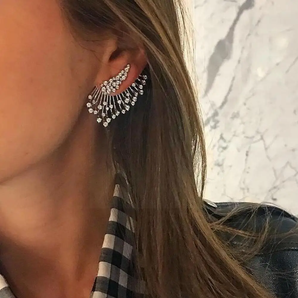 

2022 New Fashion Earring Asymmetrical Hoop Earrings For Women Jewelry Gift For Girlfriend Wife Z8h8