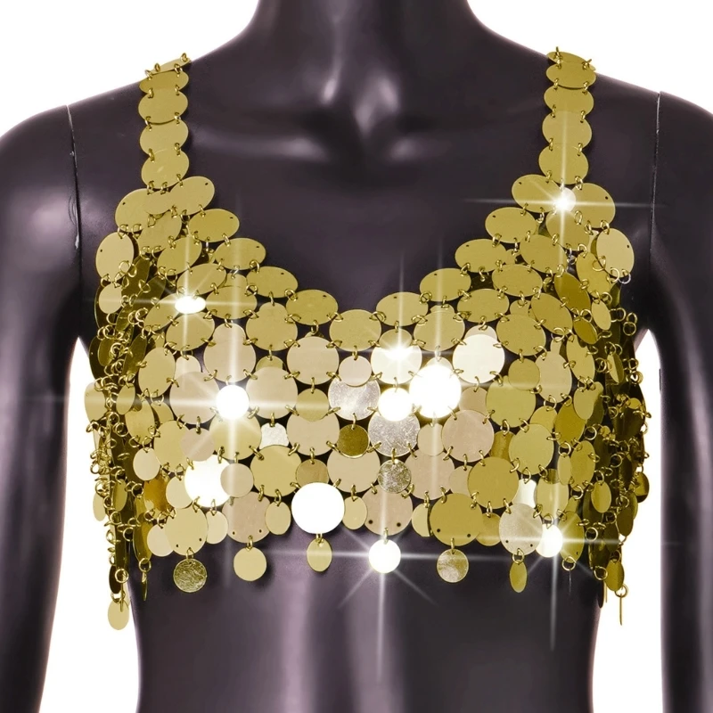 

Женский блестящий топ с открытой спиной и V-образным вырезом