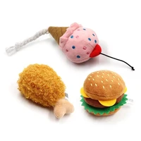 pet suppliesdog plush chew toypuppy french fries burger ice cream molars cat cleaning teeth toysdog accessories supplies