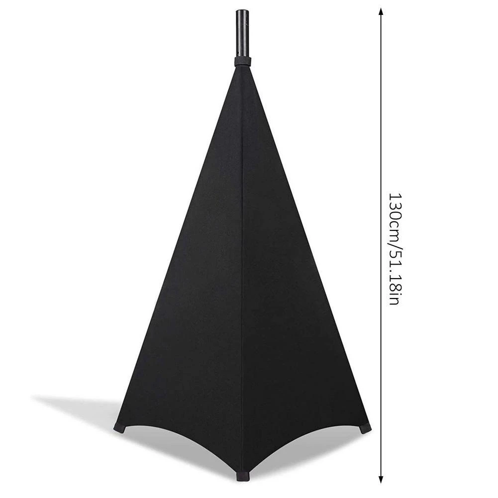 

Universal DJ Light Speaker Stand Cover Triple Sided Tripod Stand Skirt Scrim Cover Stretchable Material High Quality
