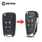 Чехол для ключей автомобиля KEYYOU, для Chevrolet Cruze, для OPEL Insignia, Astra, Zafira, Mokka, Agila, Corsa, Meriva, Signum, Tigra, Mando