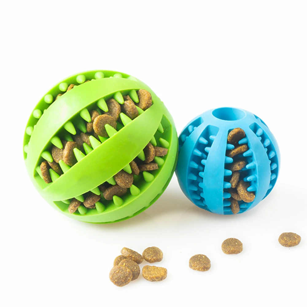 

Rubber Leaking Dog Toys Funny Snack Toys for Small/Medium Dogs Puppies Tooth Cleaning Ball Pet Products for Dropshipping