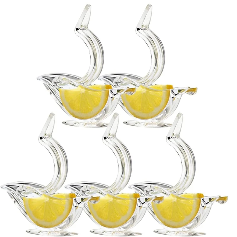 

Manual Lemon Juicer Lemon Slice Squeezer Acrylic Manual Lemon Slice Squeezer For Squeezing Lemon Juice (5Pcs)