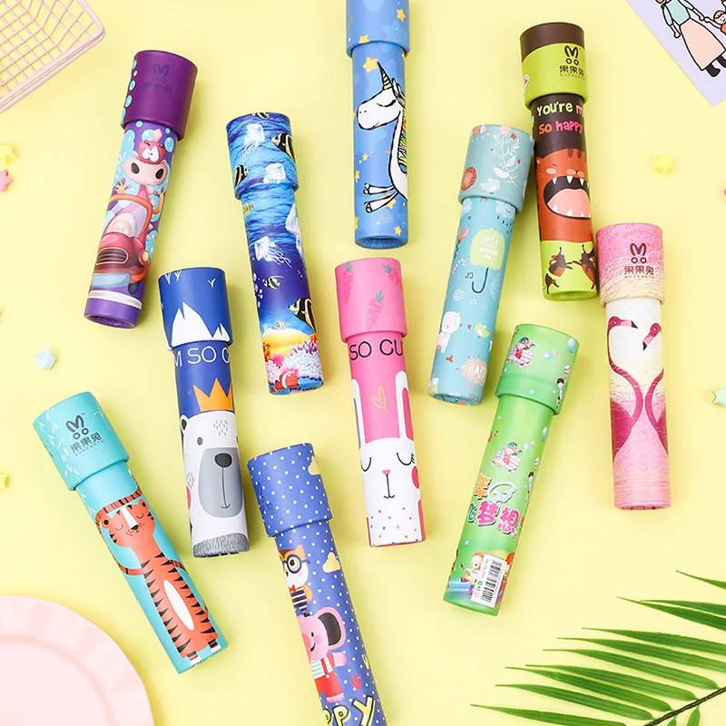 

1pcs Kaleidoscope classic nostalgic child science experiment toys parent-child interactive educational toys magical change gift