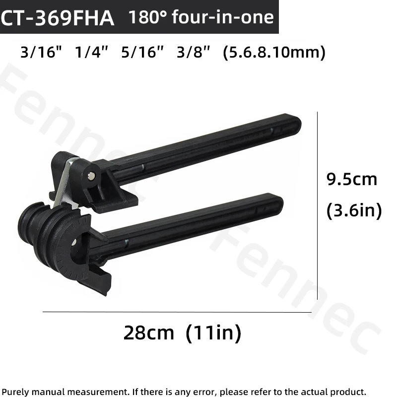 

Трубогиб CT-612A 180° для труб 6-12 мм