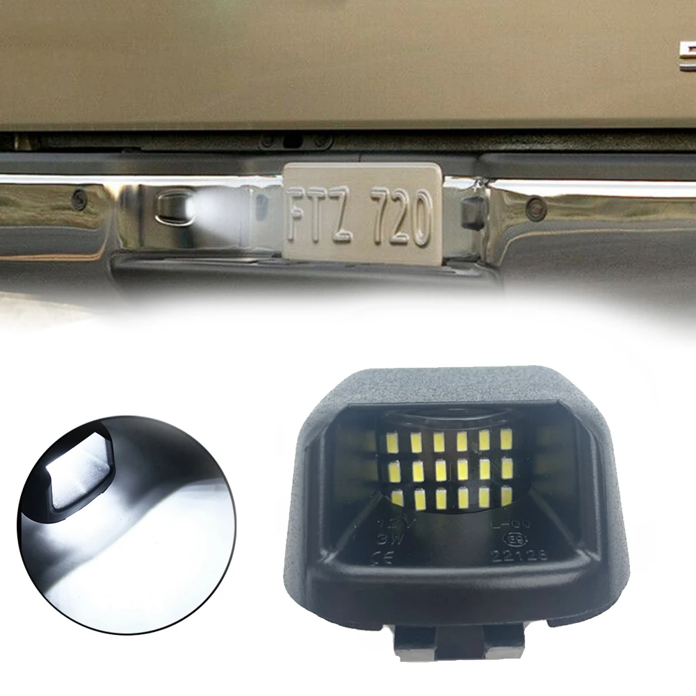 

2pcs 18 LED Number License Plate Light Lamp Error Free license plate Lights - Applicable to Nissan Navara Navara D40 2007~2019