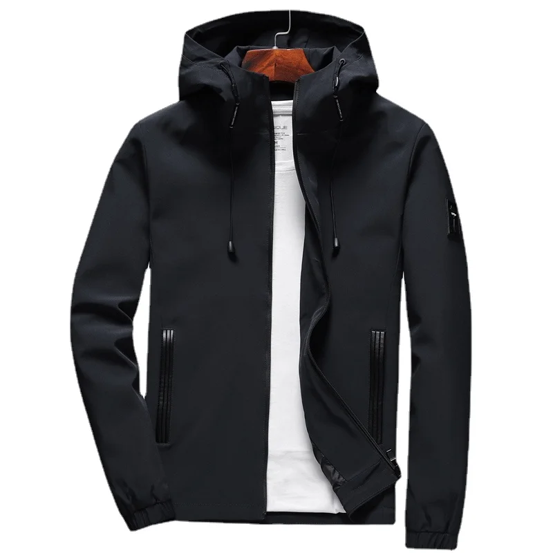 

Куртка мужская армейская Уличная Повседневная, ветровка с капюшоном, куртка-бомбер на молнии, пальто в стиле милитари, верхняя одежда