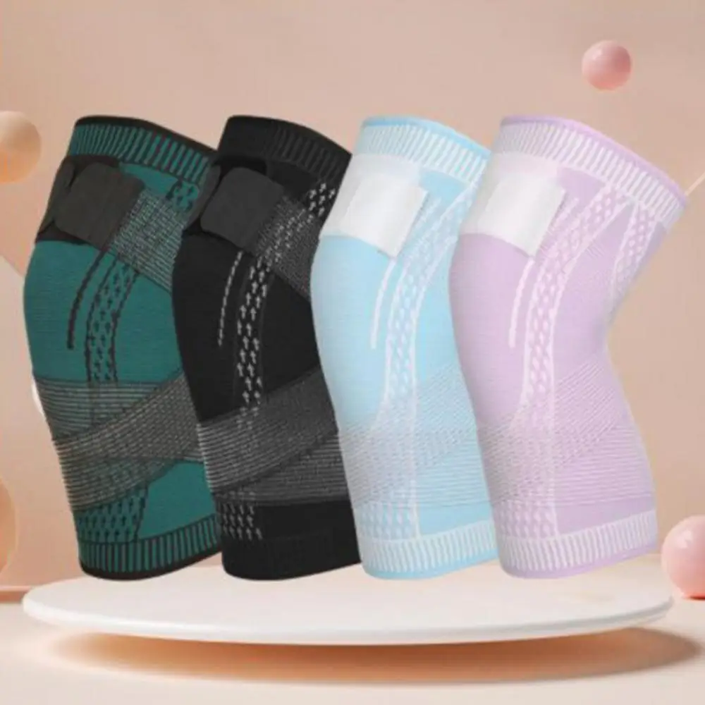 

1 PCS Nylon Strap Knee Pads Compression Knee Pad Support Sleeve Protector Elastic Kneepad Brace Spring Volleyball Running Elbow