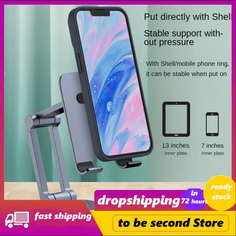 

Multifunctional Telescopic Adjustment Mobile Phone Holder Adjustable Double Axis Folding Lift Flexible Desktop Computer