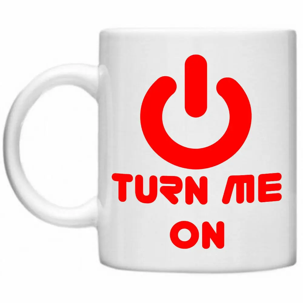 

Turn Me On Mug - Novelty Mug Birthday Valentines Day Gift Funny Tea/Coffee Cup