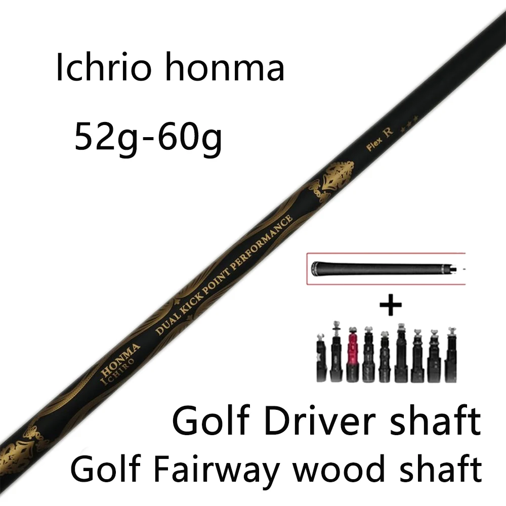 

New golf club driver and fairway wood graphite shaft Black R/S/SR Flex Graphite Shafts Free assembly sleeve and grip Honma