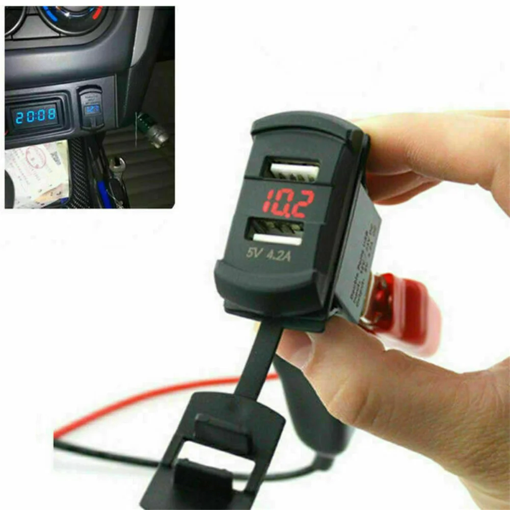 

Автомобильное зарядное устройство с двумя USB-портами, 5 В
