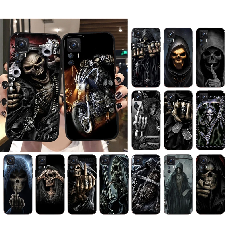 

Grim Reaper Skull Art Phone Case for Xiaomi Mi 11T 11 12T Pro 10T 10 10Pro 12 11 lite 5G NE 12S 10pro Poco X3 Pro Poco F3