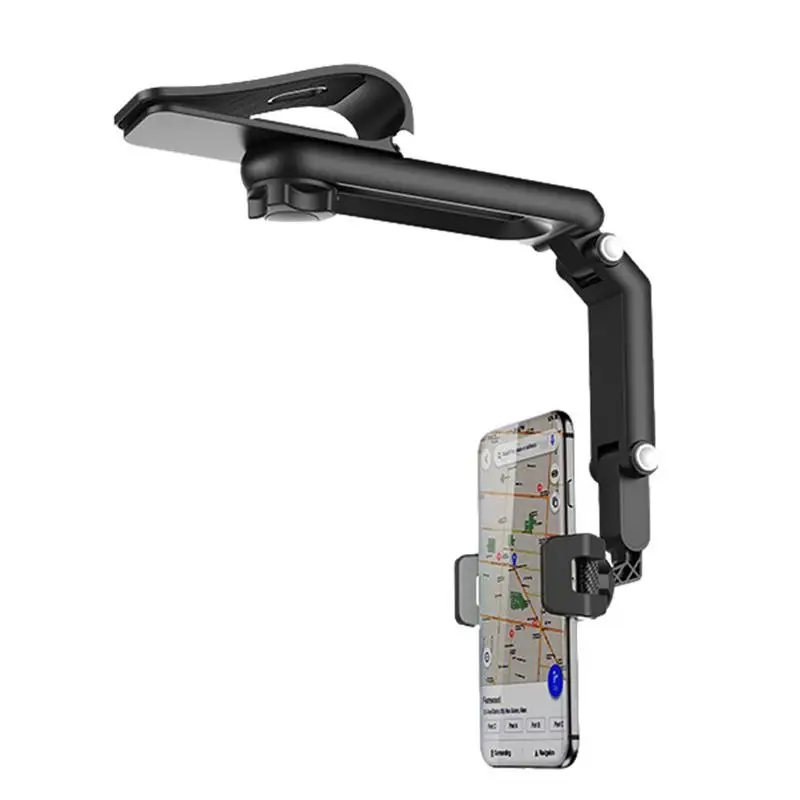 

Rearview Mirror Phone Holder Car Holder For Cell Phone 360 Rearview Mirror Phone Holder Phone Mount Universal Adjustable Holder