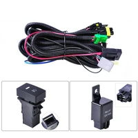 h11 fog light lamp wiring harness socket wire connector with relay onoff switch kits car accessories