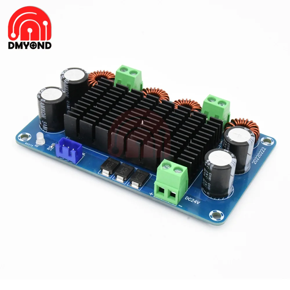 

DC12-28V плата цифрового усилителя мощности с высокой мощностью, модуль, Плата усилителя мощности для сцены, аудио, Плата усилителя мощности 150 ...