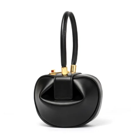 

Handbag retro dumpling bag genuine leather women's bag satchel