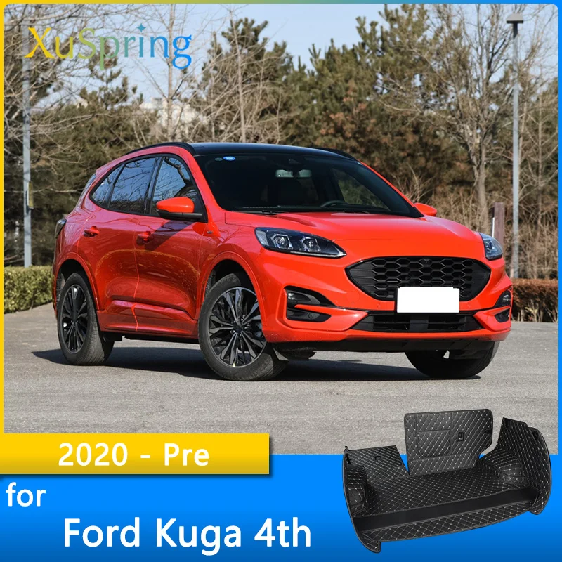 

Car Trunk Mat Cargo Liner For Ford Kuga Escape 4th 2020 2021 2022 non-electric Rear Tail Durable Boot Cover Protective Styling