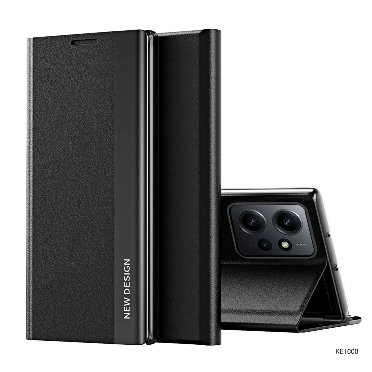 

Solid color magnetic Leather Case For Xiaomi Redmi Note 12 12C Note12 Poco X5Pro Plus 4G 22111317I Phone shell Anti-fall Fundas