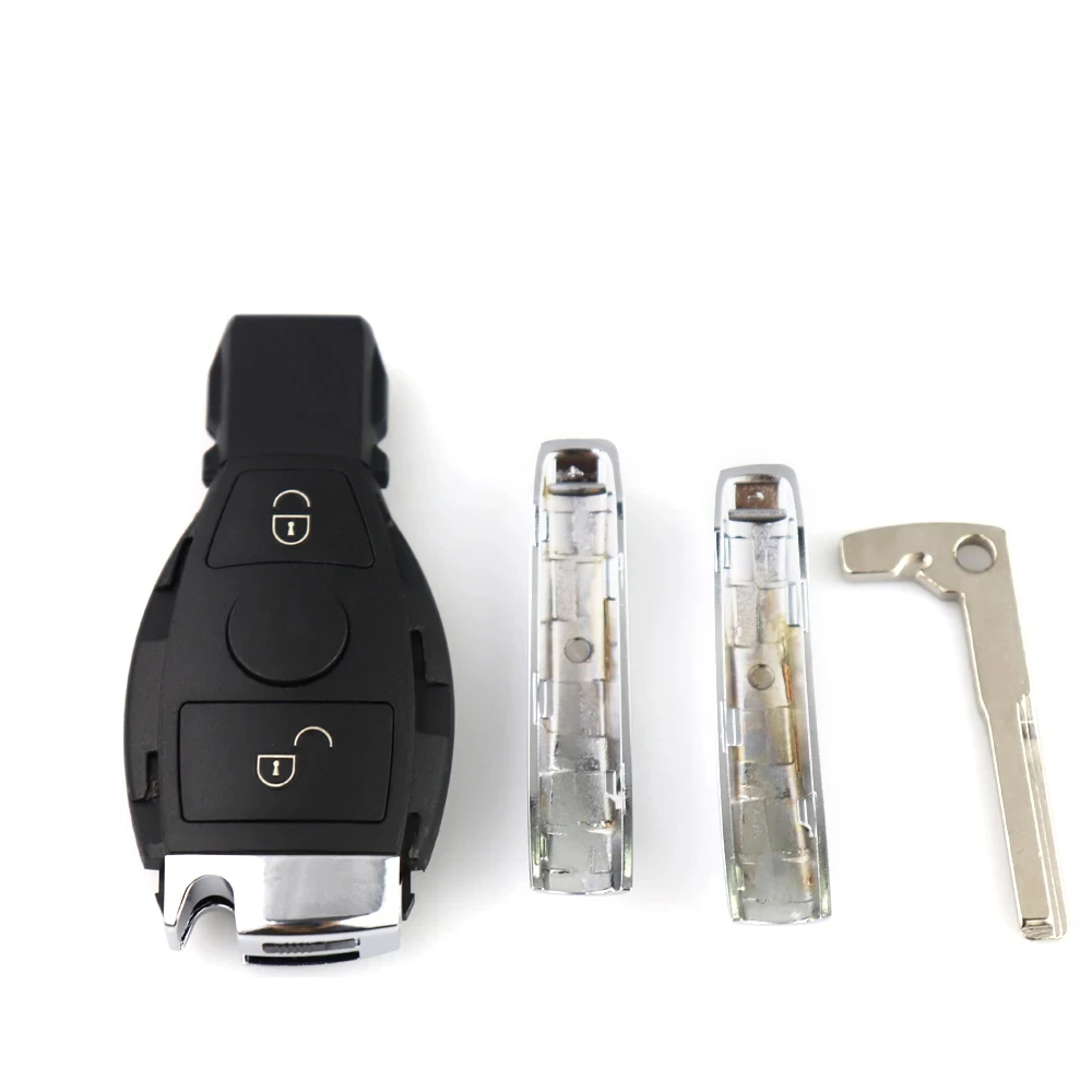 Корпус Дистанционного Ключа Mercedes Benz — Прочный Пластик И Металл 2/3/4 Кнопки