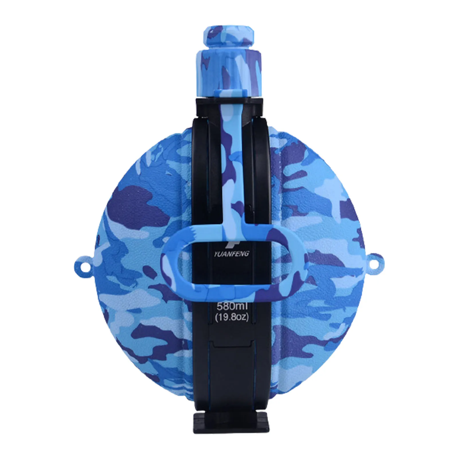 

Collapsible Camouflage Water Bottle Camouflage Silicone Water Canteen Sports Bottle With Carabiner Handle And Compass Suitable