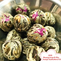 6a handmade blooming tea chinese natural organic jasmine flower tea jasemine dragon balls health care green tea