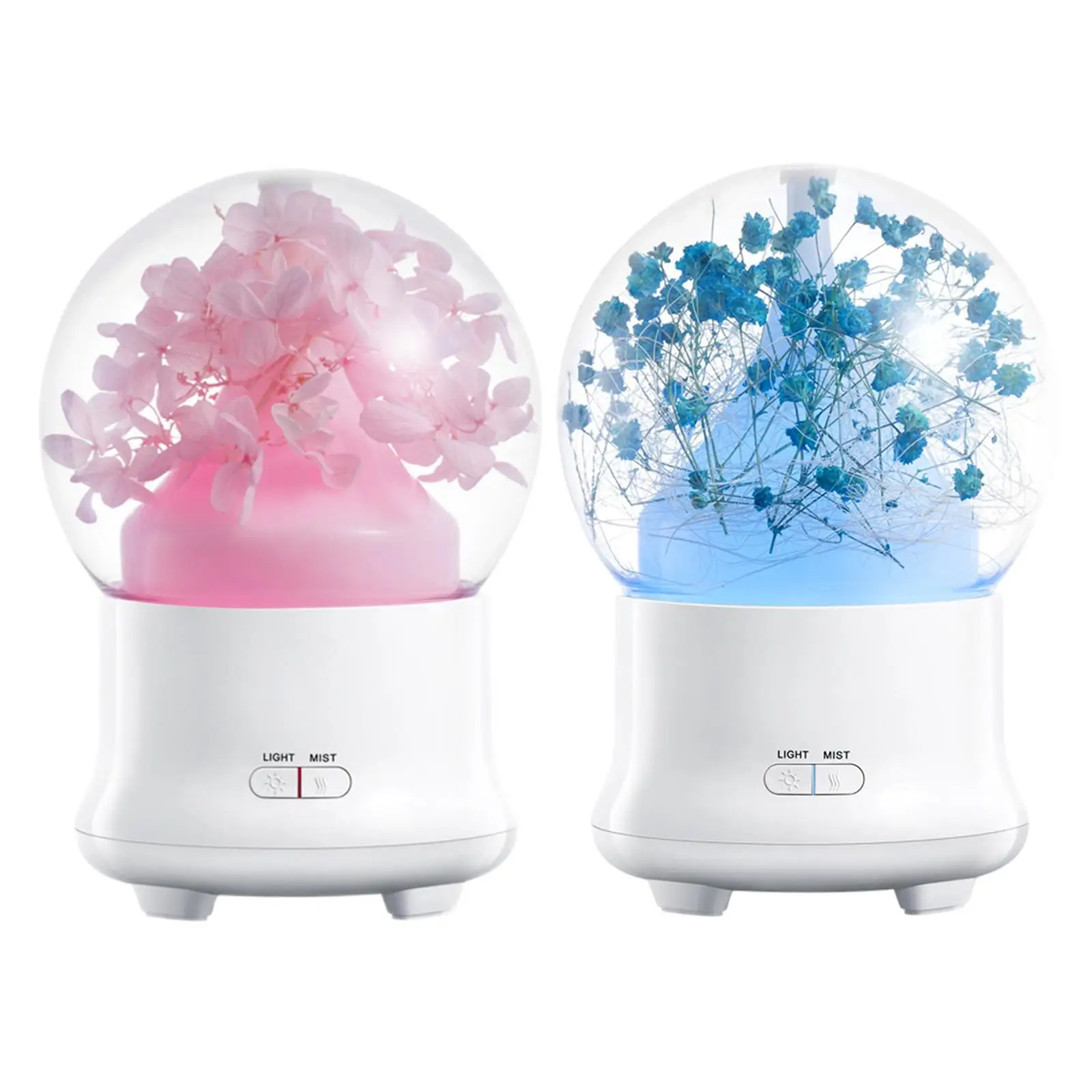 

Электрический увлажнитель воздуха с аромадиффузором эфирных масел, ультразвуковой увлажнитель воздуха с цветами, миниатюрный распылитель...