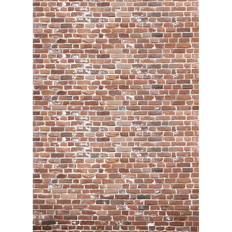 Фон для фотосъемки с изображением кирпичной стены и деревянного пола