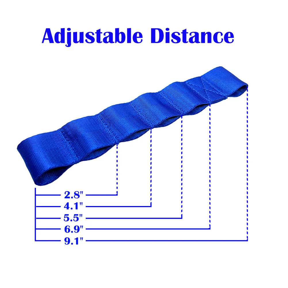 

2Pcs Car Door Limiting Adjustable Check Straps For Jeep Wrangler TJ JK JKU JL JLU 1995-2021Blue High Quality Nylon Replace Parts