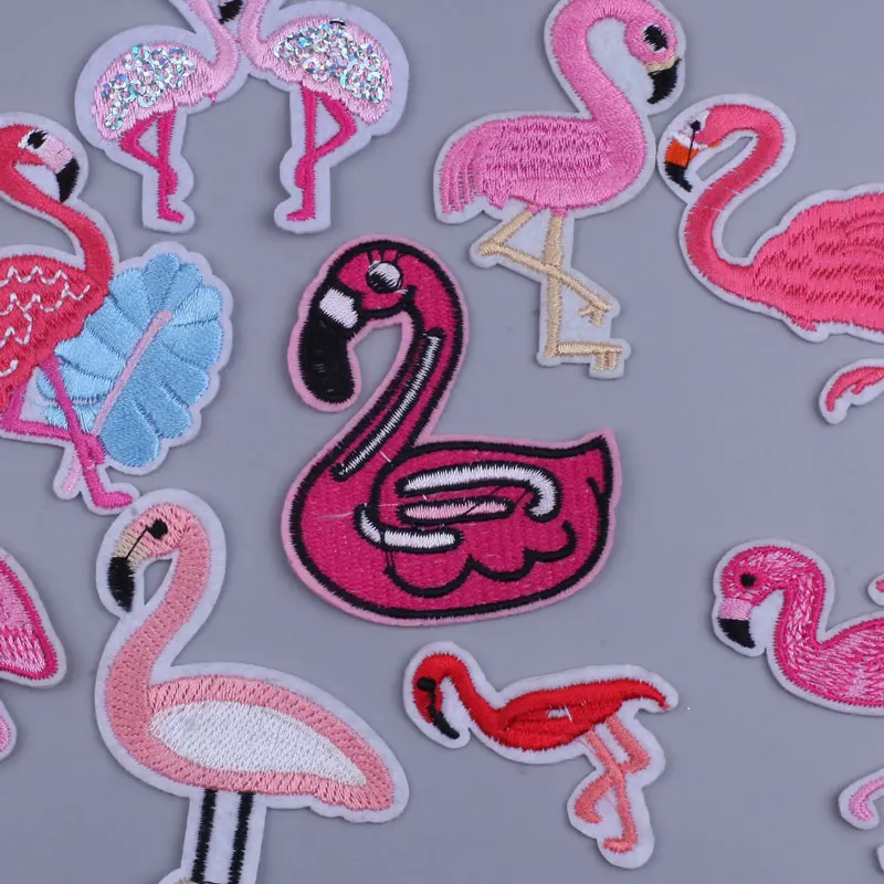 

Coconut Flamingo Iron-on Transfers for Clothing Thermoadhesive Patches on Clothes Flex Fusible Patch Thermal Stickers Applique