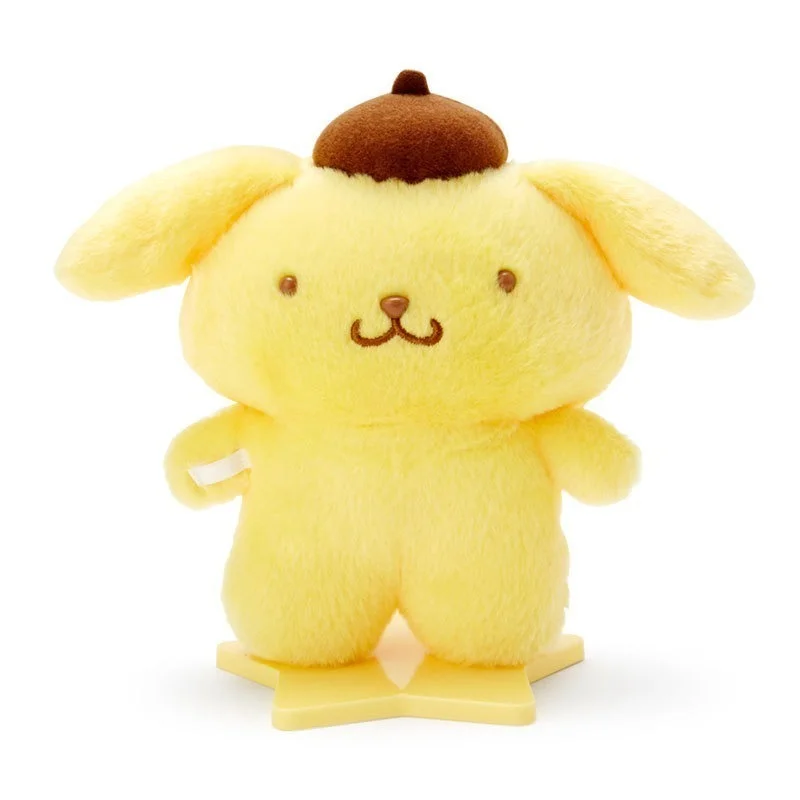 Аниме кавайная My Melody Cinnamoroll Purin Dog Kuromi стоячая плюшевая модель игрушки кукла милая