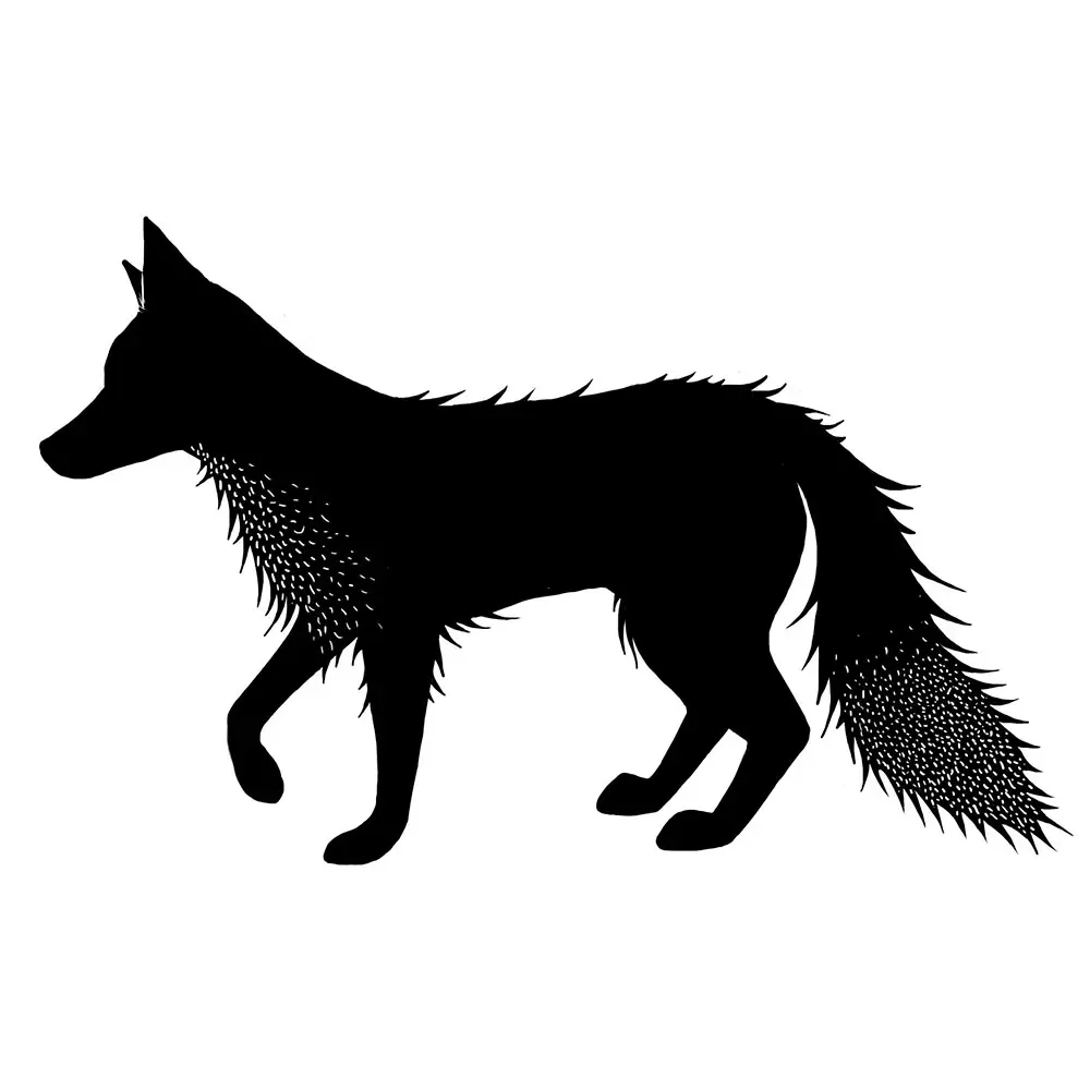 

Прозрачные штампы с лисой