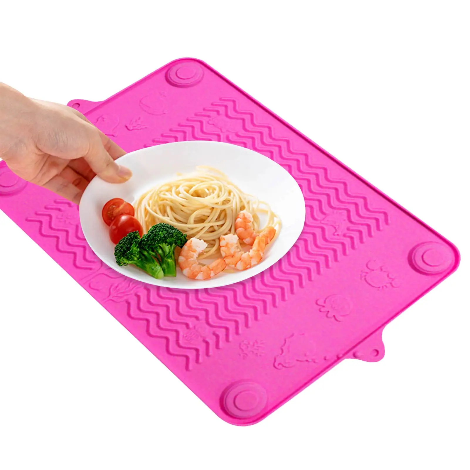 

Силиконовая подложка, детский коврик для тарелок, пищевой силиконовый Настольный коврик, водонепроницаемый Теплоизоляционный кухонный га...