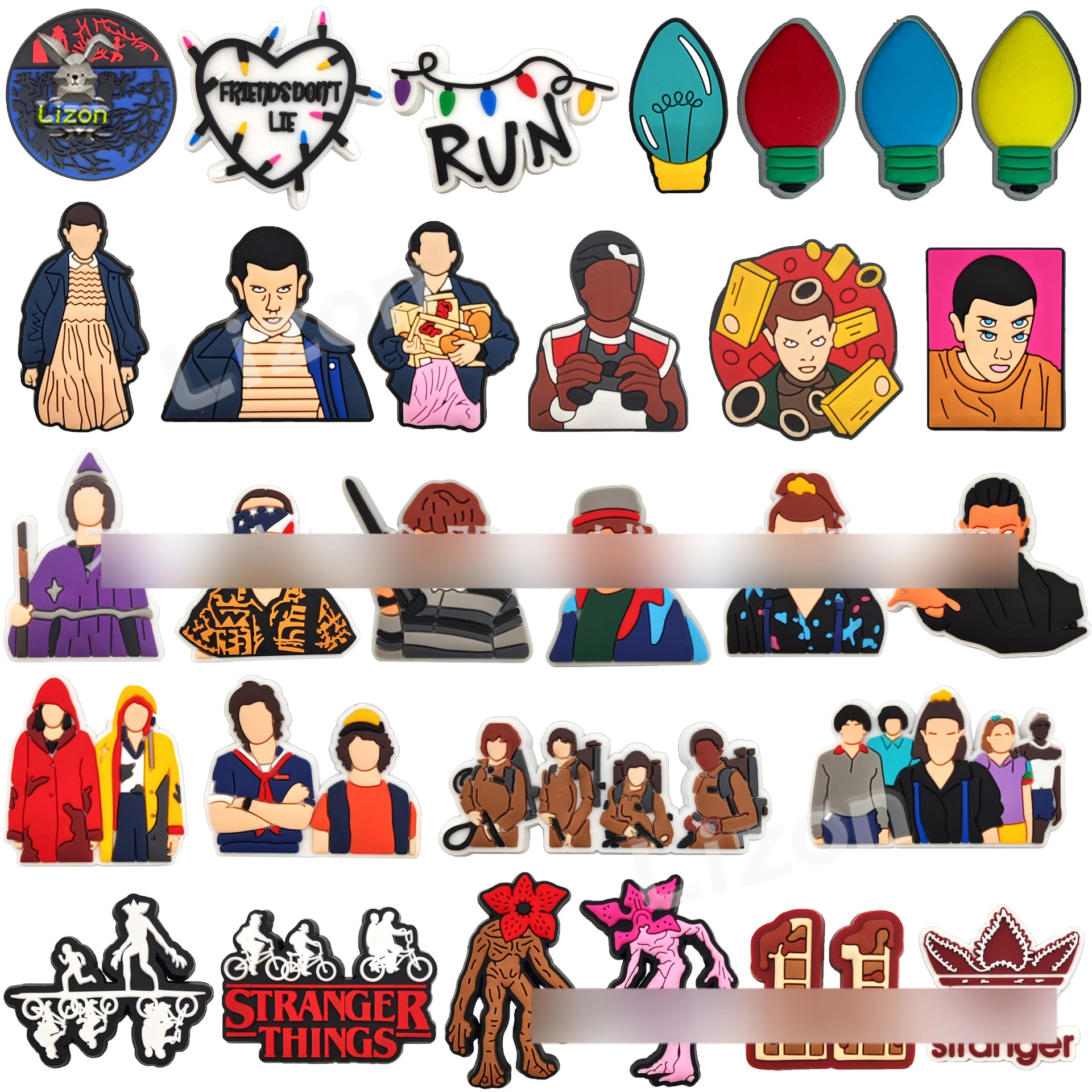 

50pcs Cartoon Shoe Charms Anime Shoe Charms DIY Shoe Aceessories Frog Clog Shoe Aceessorie Fit Croc Sandals Decorate Wholesale