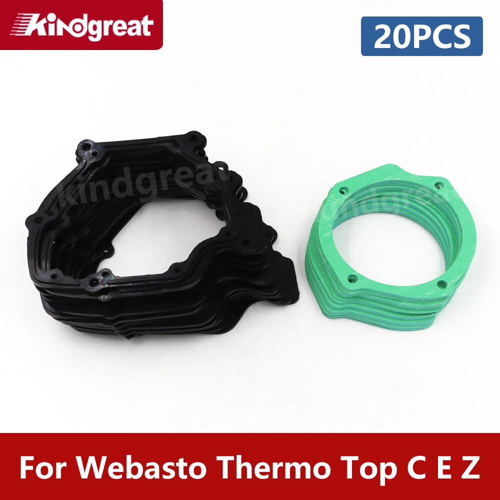 

20 шт./лот, необходимая резиновая прокладка двигателя + сменные комплекты прокладок горелки для обогревателя серии Webasto Thermo Top C E Z