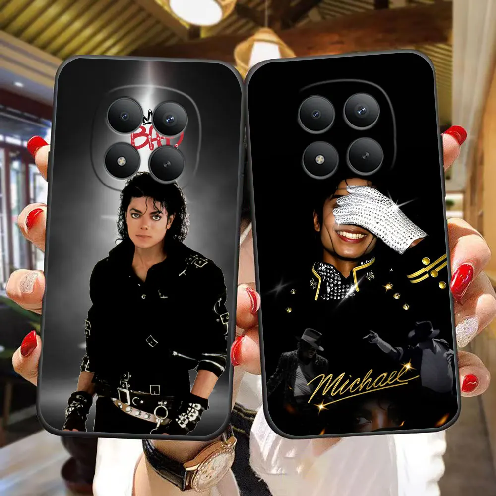 Фото Чехол для телефона Xiaomi Redmi Note 15 14 13 12 12S 11 11T 11S 10 10S 9 Pro PLUS, чехол-накладка M-Michael J-Jackson Singer №1