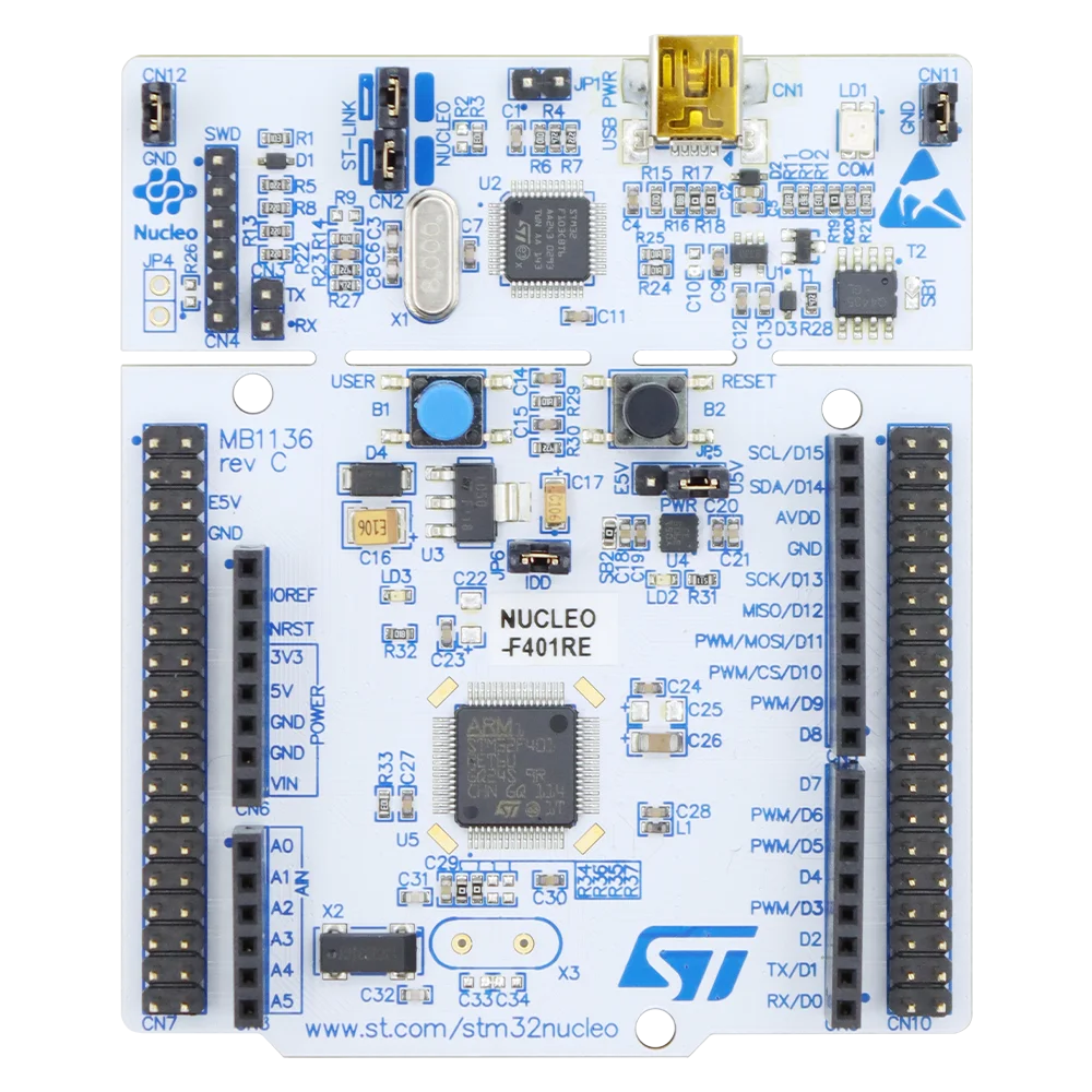 Плата разработки STM32 NUCLEO F401RE STM32F401RET6 Cortex M4 (art.: 3920dbd6c5bfe) - 3920dbd6c5bfe