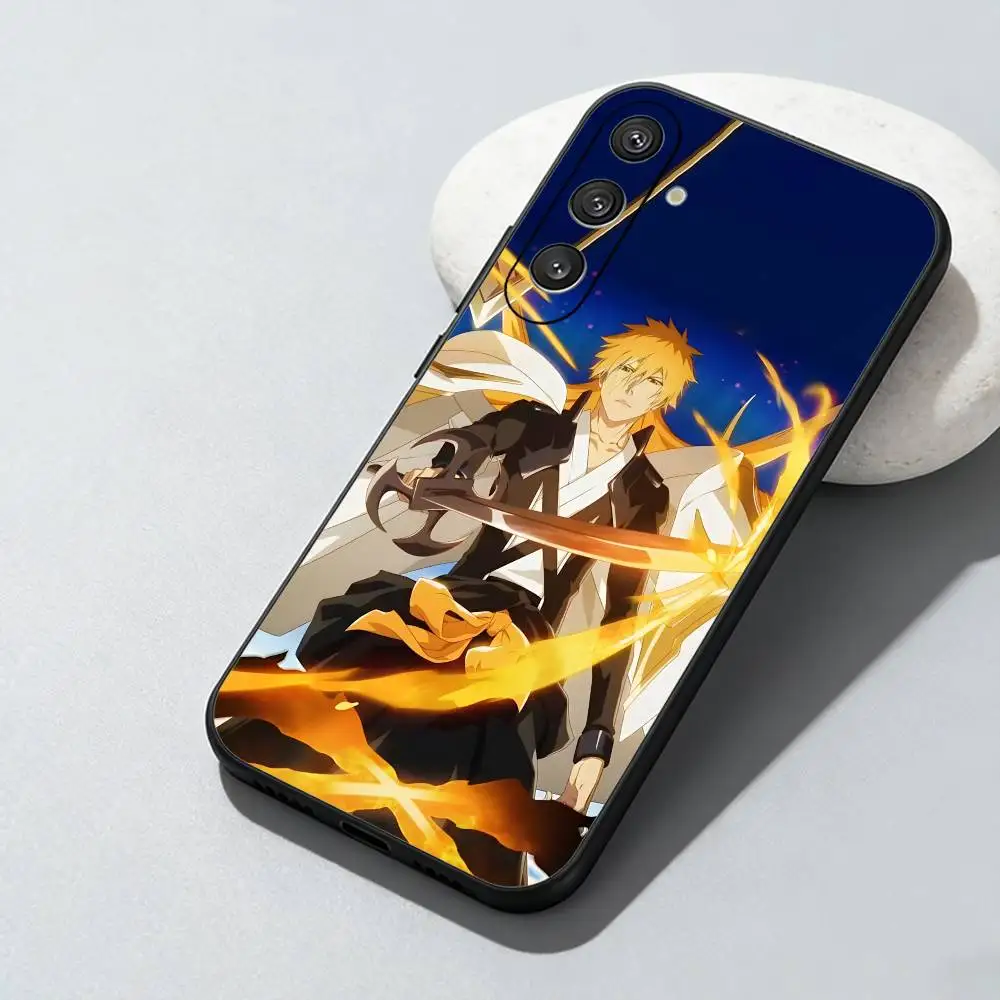 Фото Чехол для телефона 2022 I-Ichigo Bleach-TYBW для Samsung Galaxy A73, A72, A71, A70, A52, A51, другие модели, мягкий черный чехол №3