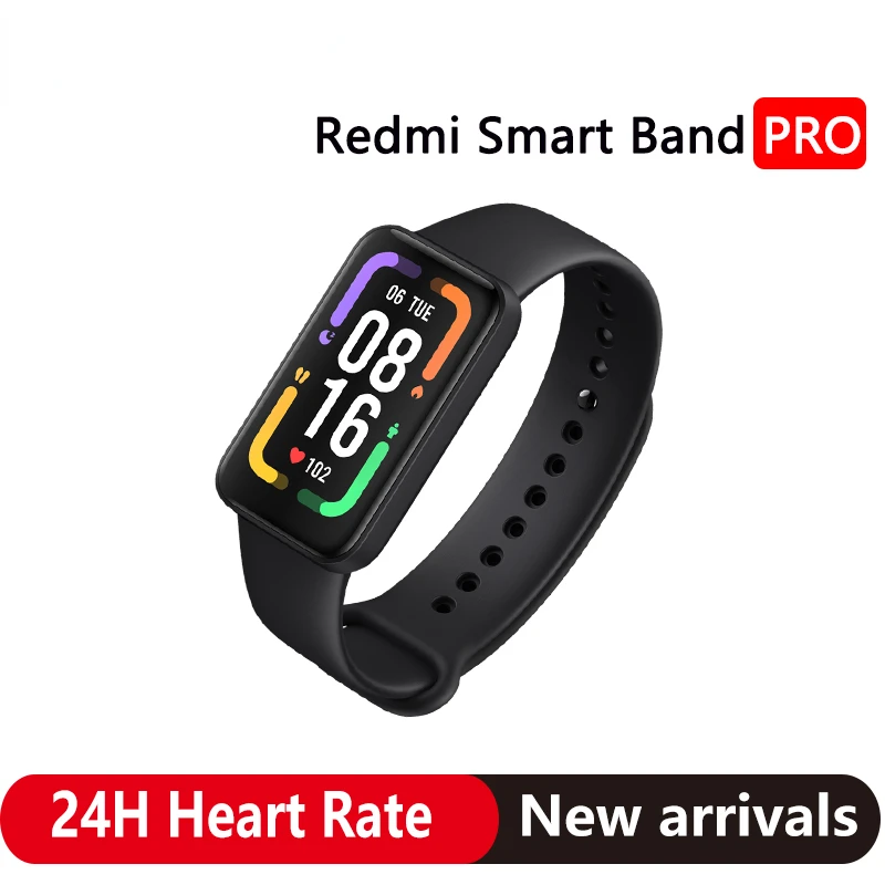 

Global Version Redmi Smart Band Pro 1.47'' Full AMOLED Display Bluetooth 5.0 Blood Oxygen Heart Rate Sleep Tracking NEW