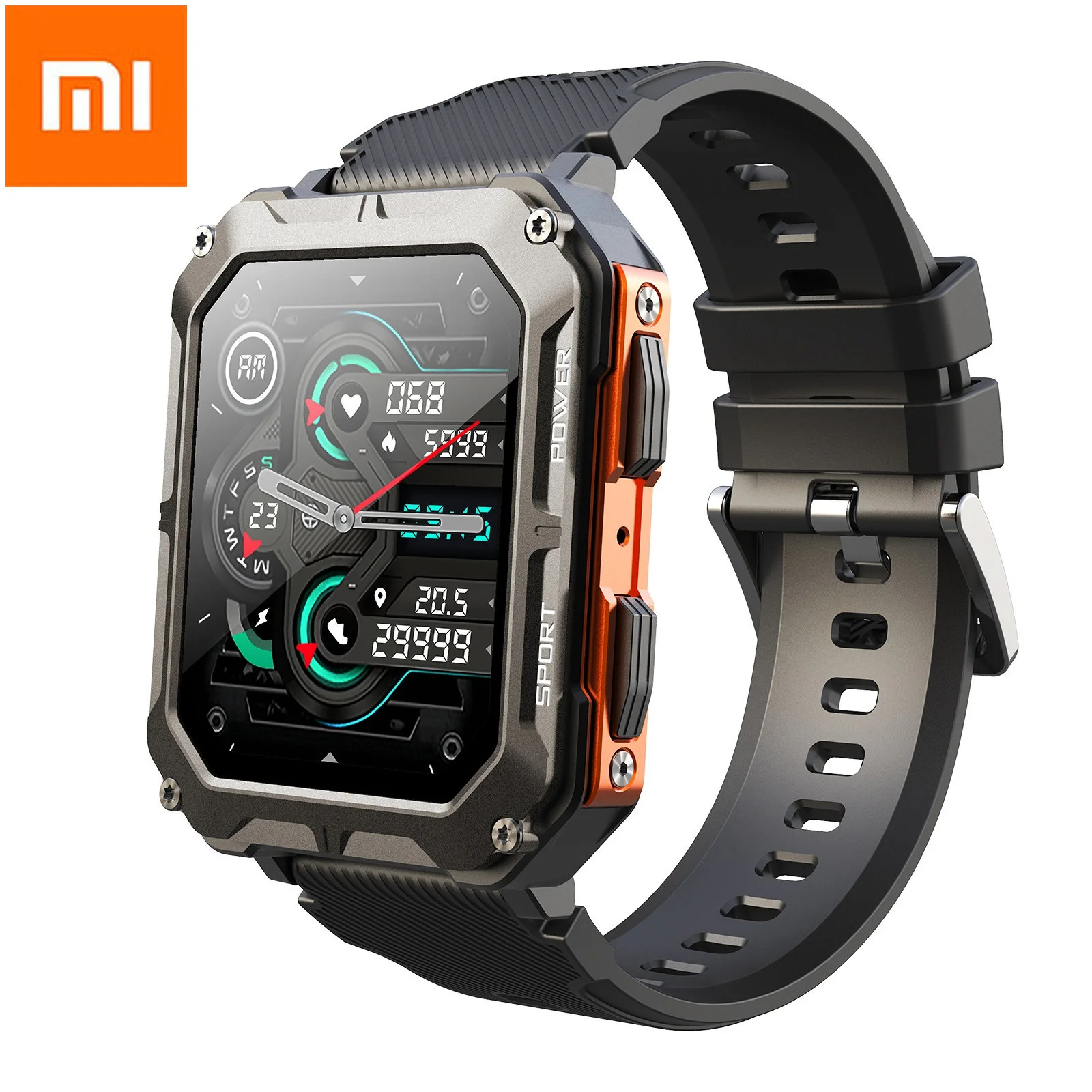 

Xiaomi Smart Watch Men Bluetooth Call IP68 Waterproof Sports Modes Health Monitor Smartwatch 380mAh Long Standby Watch for Men