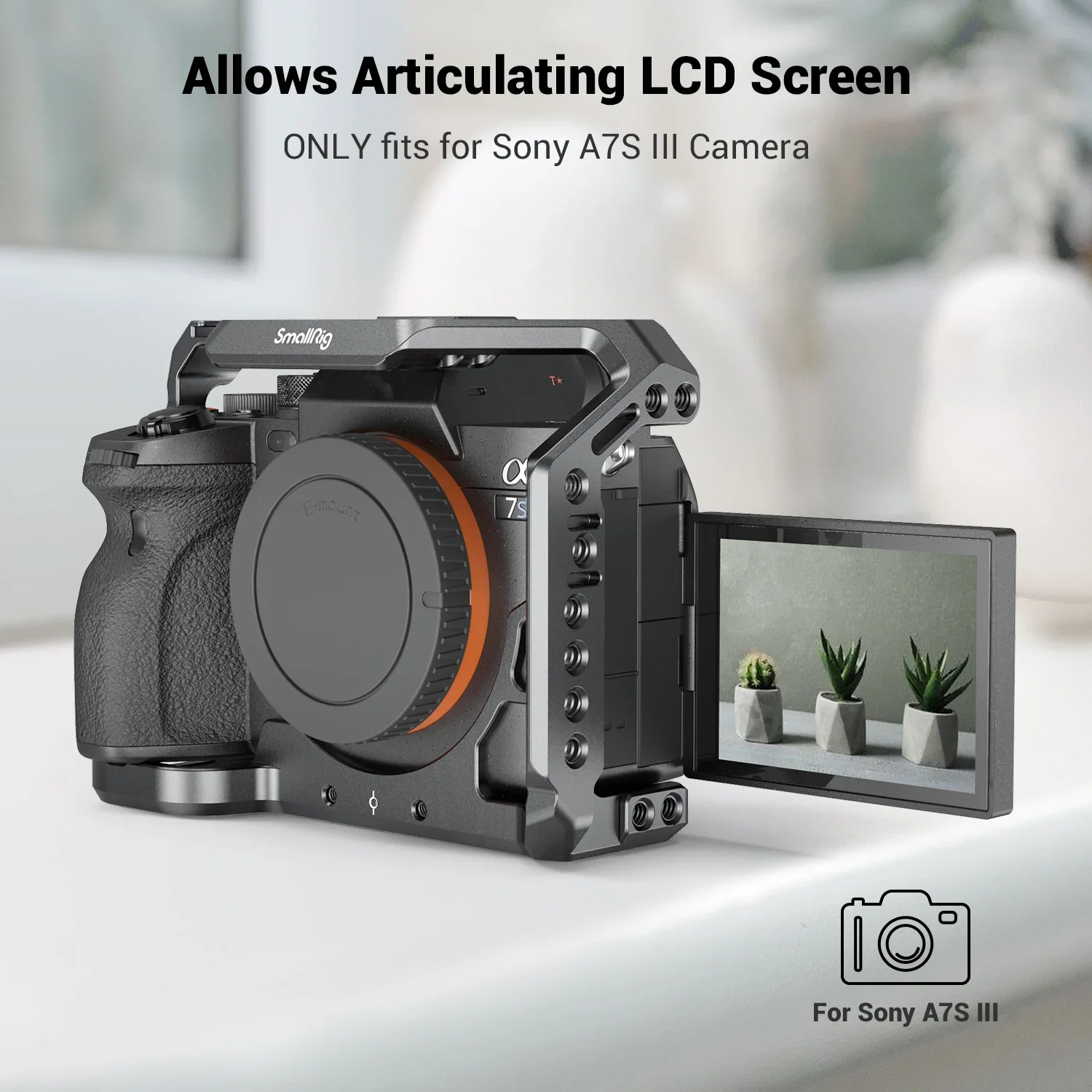 Клетка SmallRig a7s3 A7siii для цифровой зеркальной камеры Sony Alpha 7S III клетка с креплением