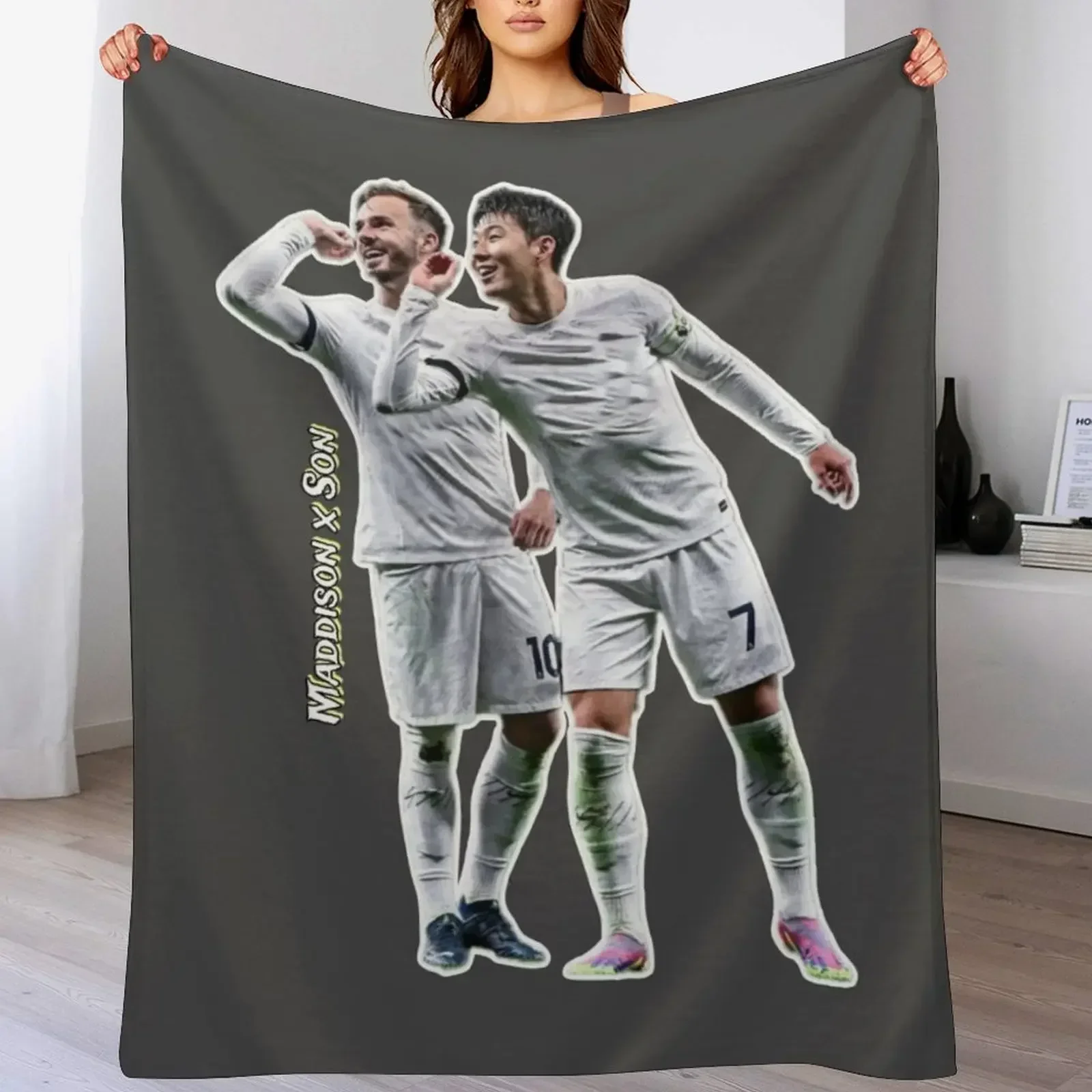 Одеяло Maddison x Son Spurs Stars лохматое милое одеяло в стиле ретро